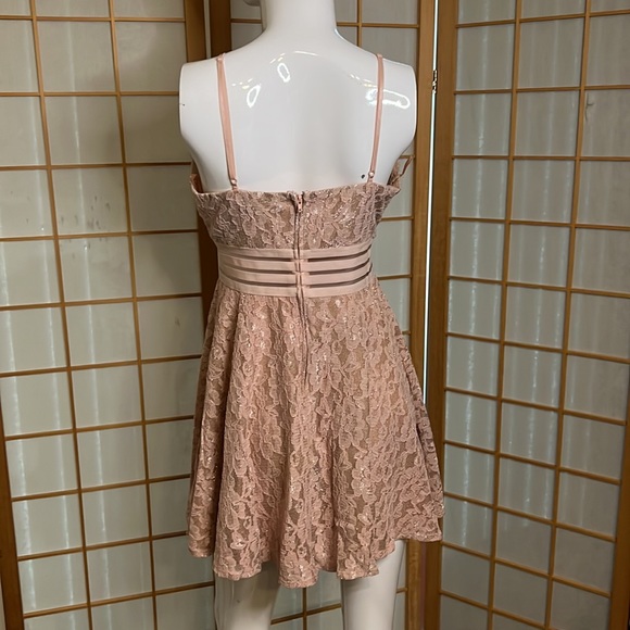 ❌ SOLD 💝 LIVE SHOW 💝BUNDLE ❌Lace All Over Skater Skirt Dress CITY STUDIO Size 13 - Picture 5 of 15